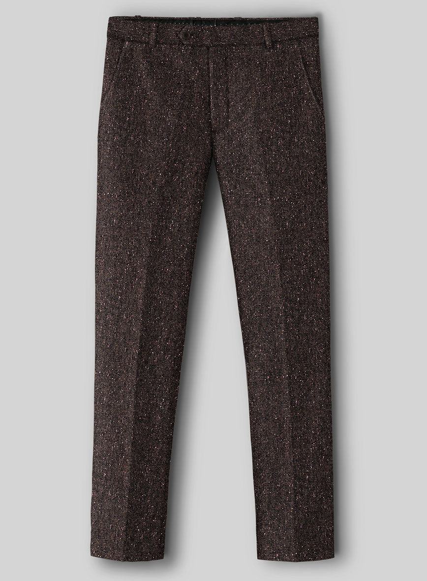 Brown Flecks Donegal Tweed Suit - StudioSuits
