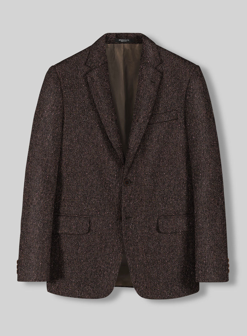 Brown Flecks Donegal Tweed Suit