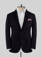 Reda Eralto Purple Checks Wool Jacket - StudioSuits