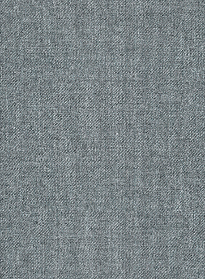 Reda Flexo Gray Blue Wool Suit - StudioSuits