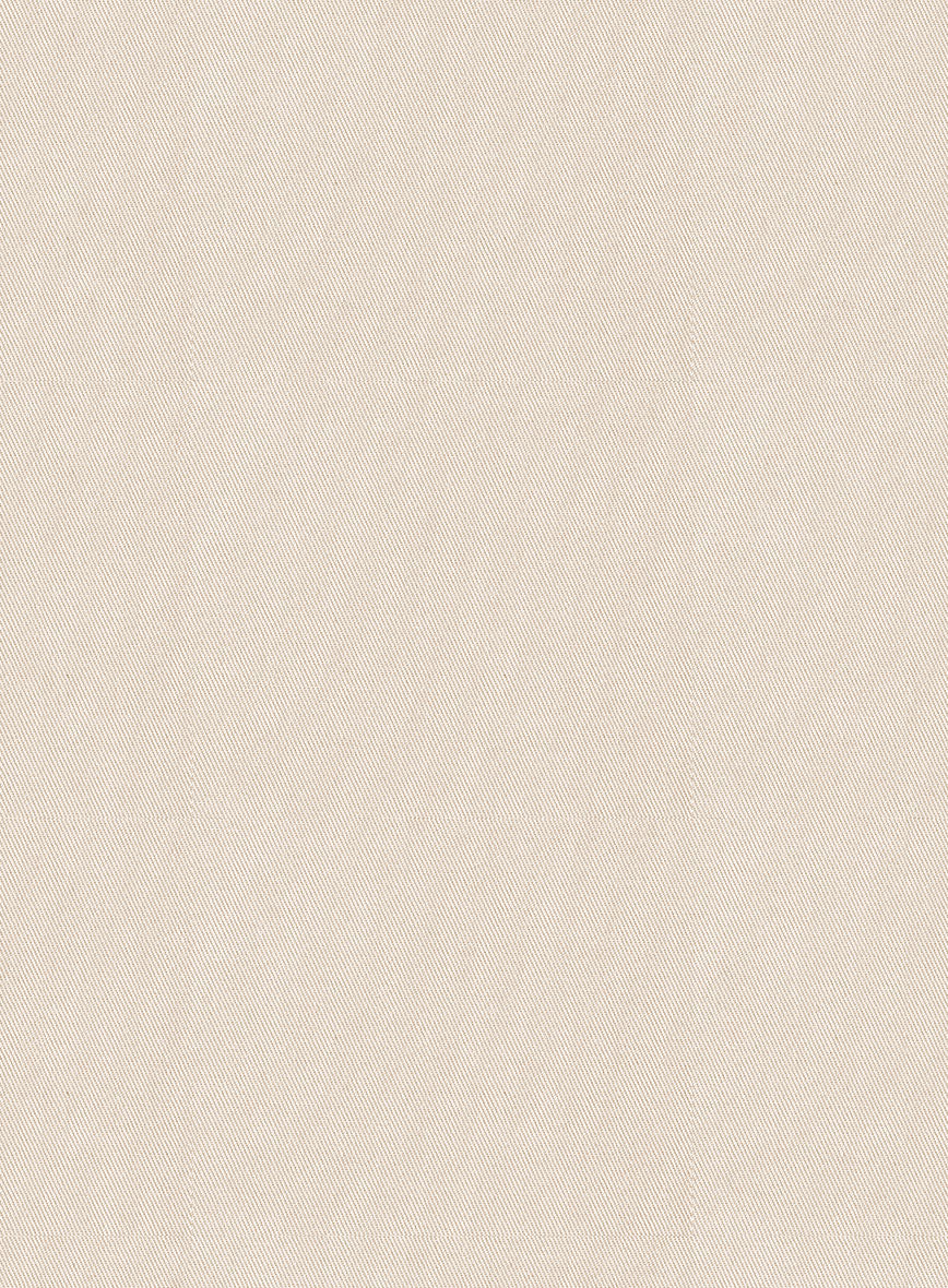 Washed Beige Stretch Chino Pants - StudioSuits