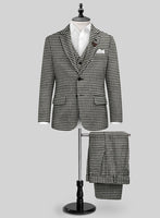 Big Houndstooth BW Tweed Boys Suit - StudioSuits
