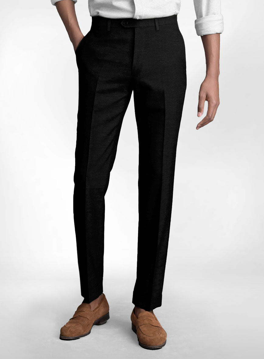 Black Linen Suits - StudioSuits