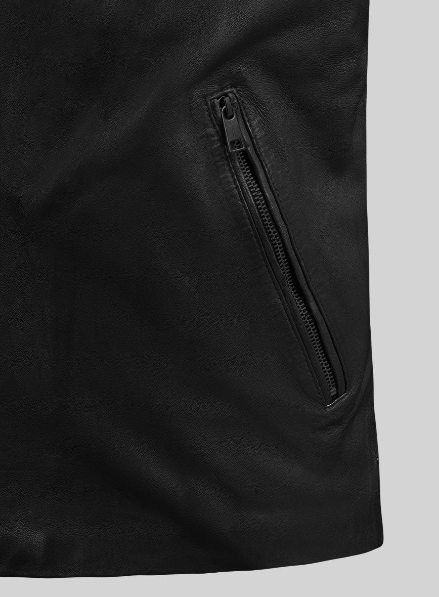 Black Theory Leather Jacket - StudioSuits