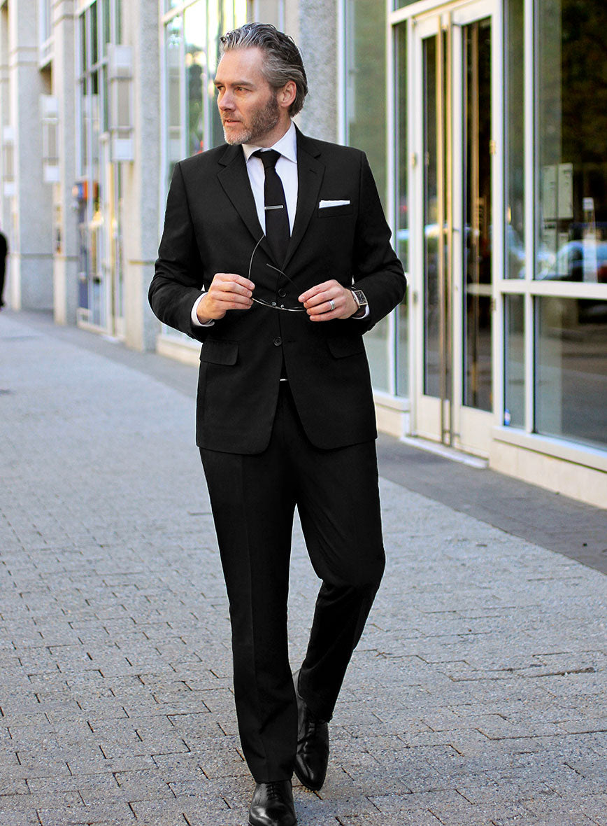 Black Wool Suit – StudioSuits