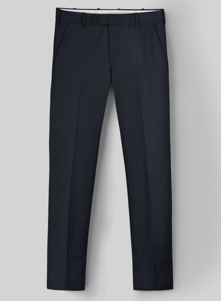 Blue Merino Wool-Blend Trousers main image 0