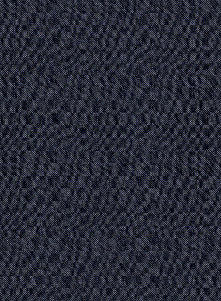 Bristol Dark Navy Sharkskin Pants - StudioSuits