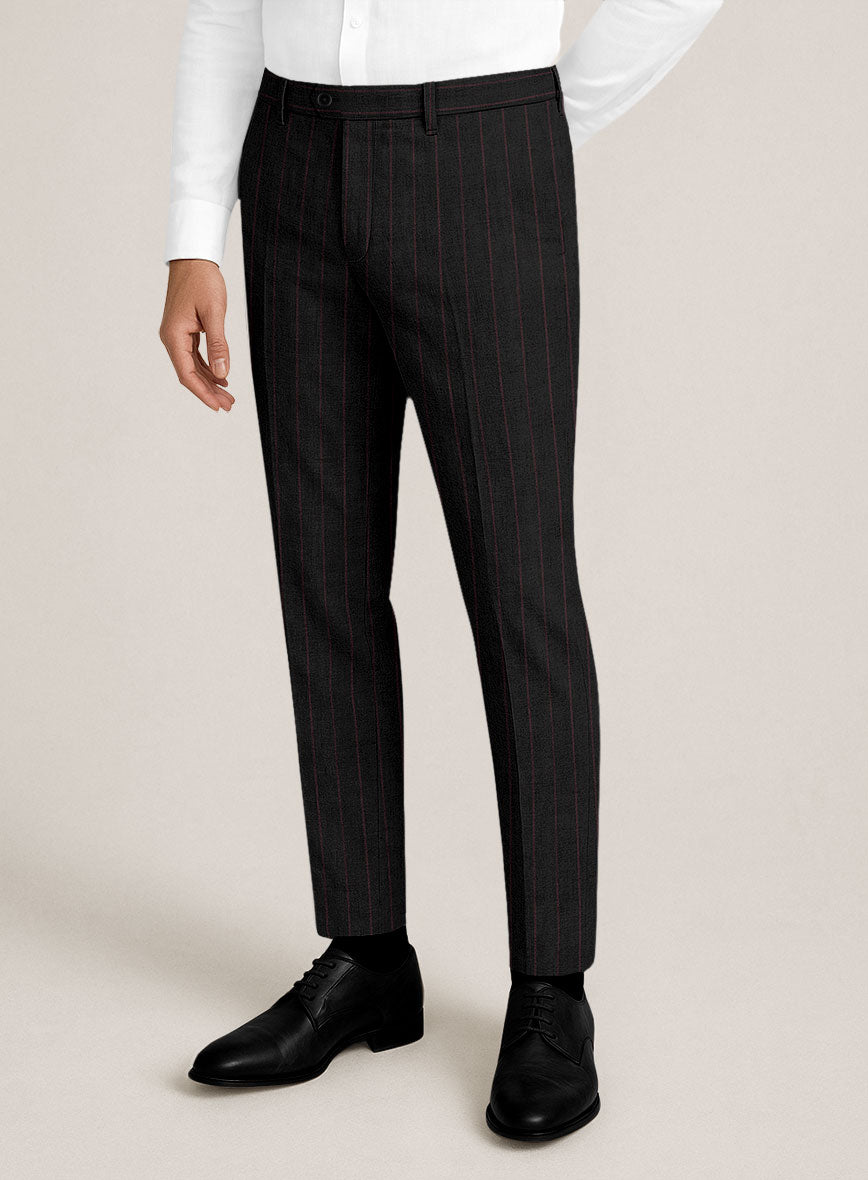 Bristol Fiamma Rope Stripe Pants - StudioSuits
