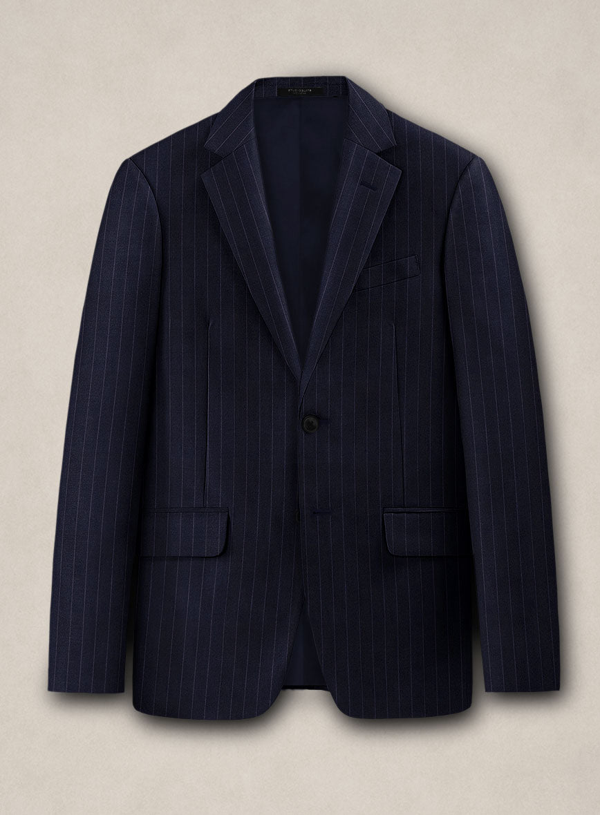 Bristol Navy Pinstripe Suit - StudioSuits