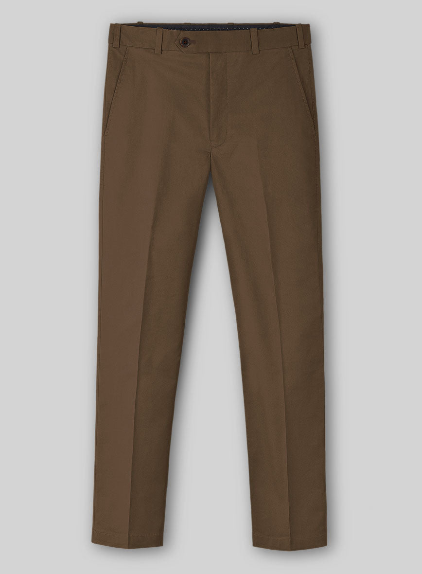 Brown Stretch Chino Pants – StudioSuits