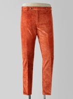 Burnt Orange Corduroy Pants - StudioSuits
