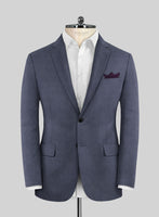 Caccioppoli Sun Dream Cobalt Blue Wool Silk Suit - StudioSuits