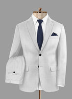 Caccioppoli Sun Dream Light Gray Wool Silk Suit - StudioSuits