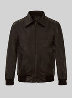 N-1 Bomber Leather Jacket - StudioSuits