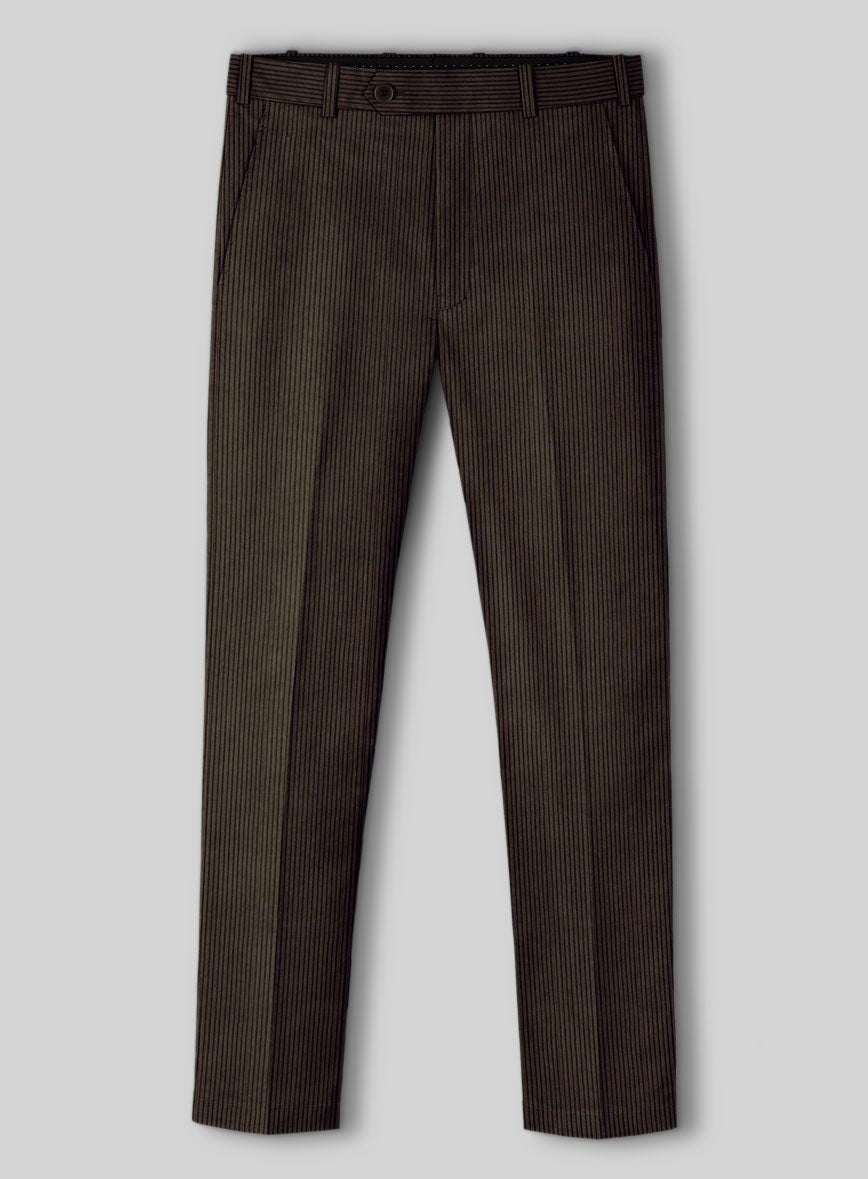 Dark Brown Thick Corduroy Pants – StudioSuits