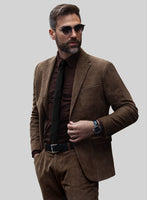 Dark Brown Corduroy Suit - StudioSuits
