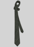 Tweed Tie - Dark Olive Flecks Donegal - StudioSuits