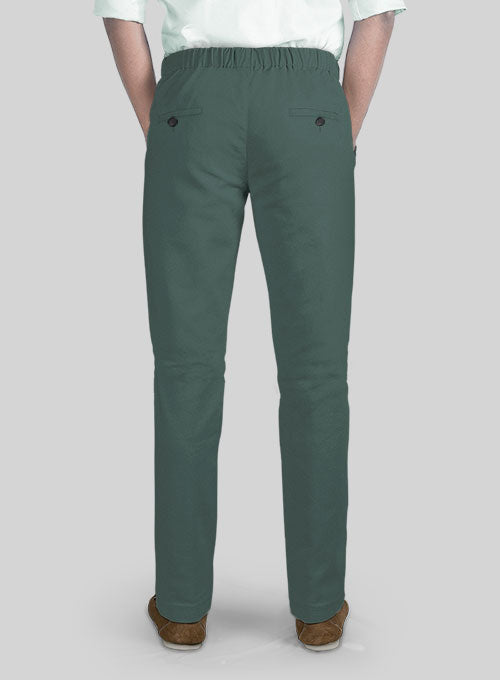 Easy Pants Gallo Green Stretch Chino - StudioSuits