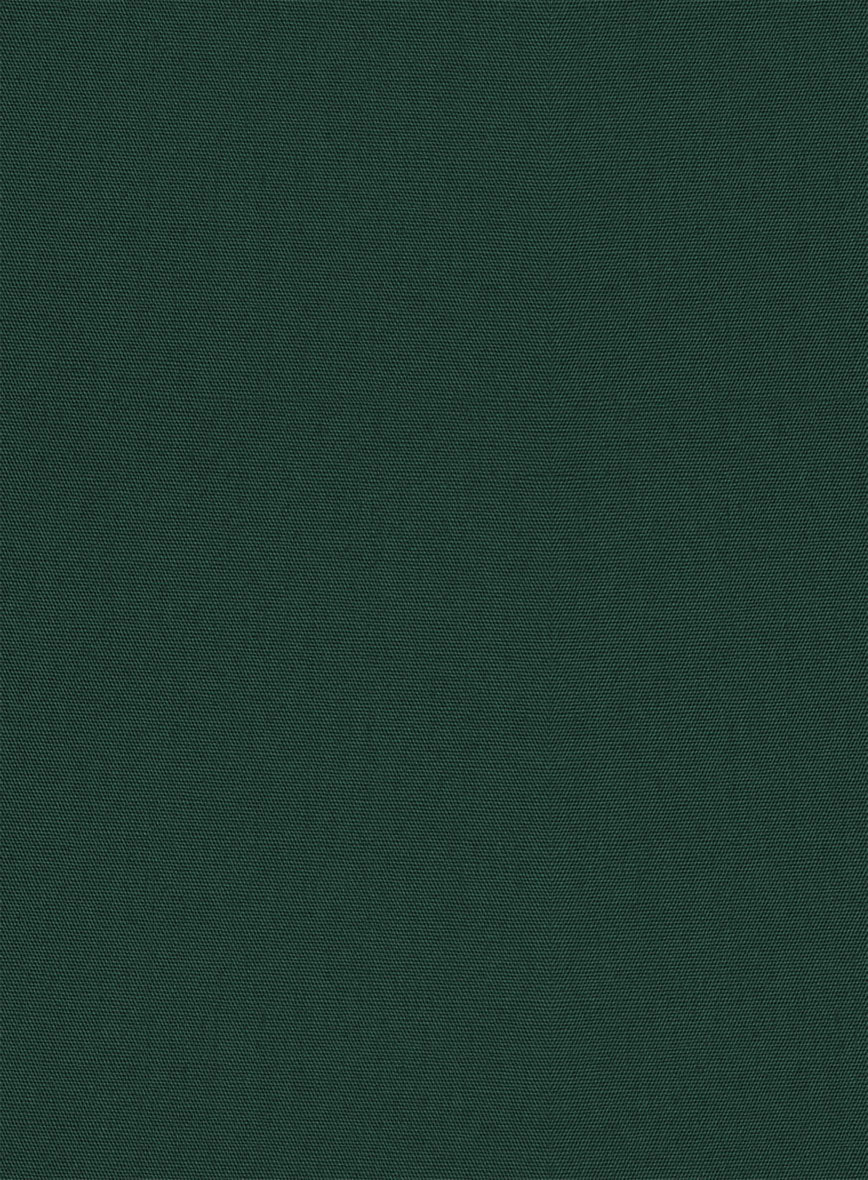 Emerald Green Stretch Poplene Shirt - StudioSuits