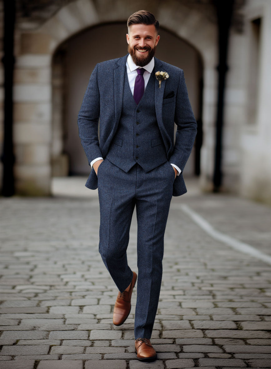 Navy Blue Suit Navy Tweed Jacket Mens Navy Blue Suit Mens Tweed