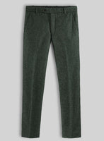 Green Heavy Tweed Pants
