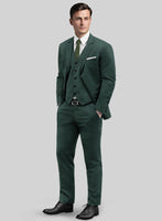 Green Pinstripe Suit - StudioSuits