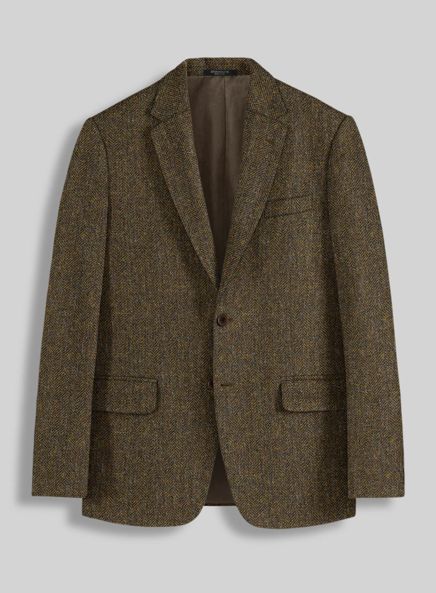 Haberdasher Mustard Brown Tweed Jacket