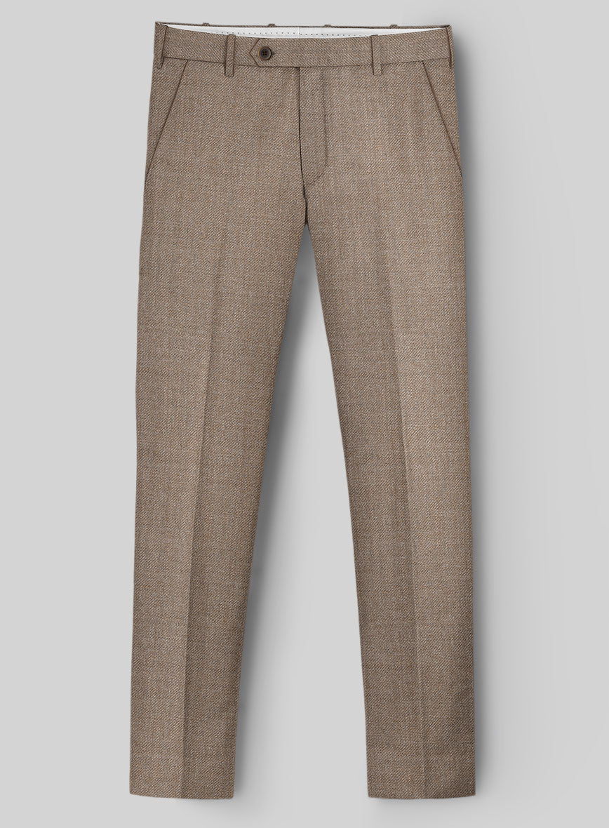 Hardy Minnis Light Brown Twill Wool Pants – StudioSuits