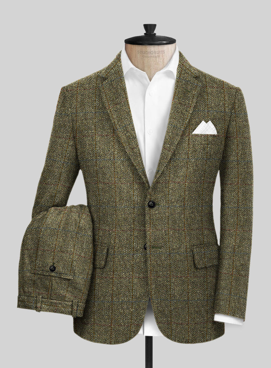 Harris Tweed Ranger Green Suit – StudioSuits