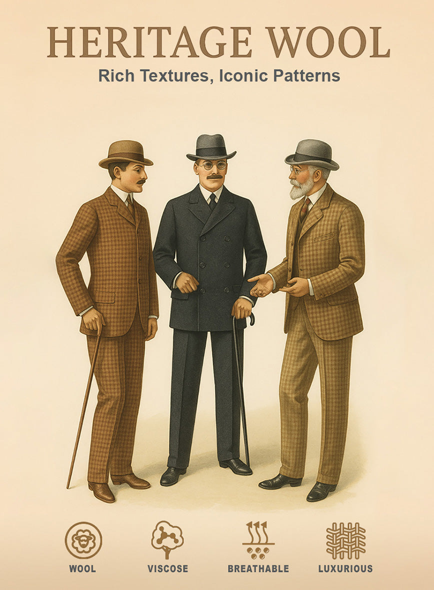 Bexley Heritage Wool Pants - StudioSuits