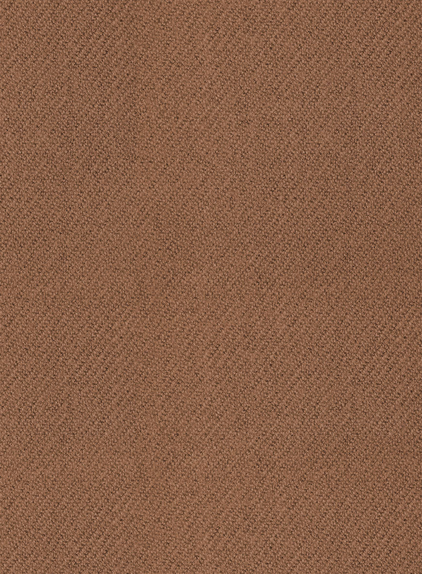 Highlander Earthy Brown Tweed Pea Coat - StudioSuits