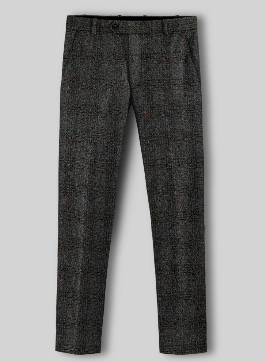 mens grey checkered dress pants Prestige Men’s Gray/Beige Plaid Dress Pants – Gray 7 34