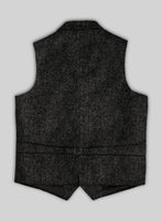 Highlander Heavy Charcoal Bedford Tweed Hunting Vest - StudioSuits