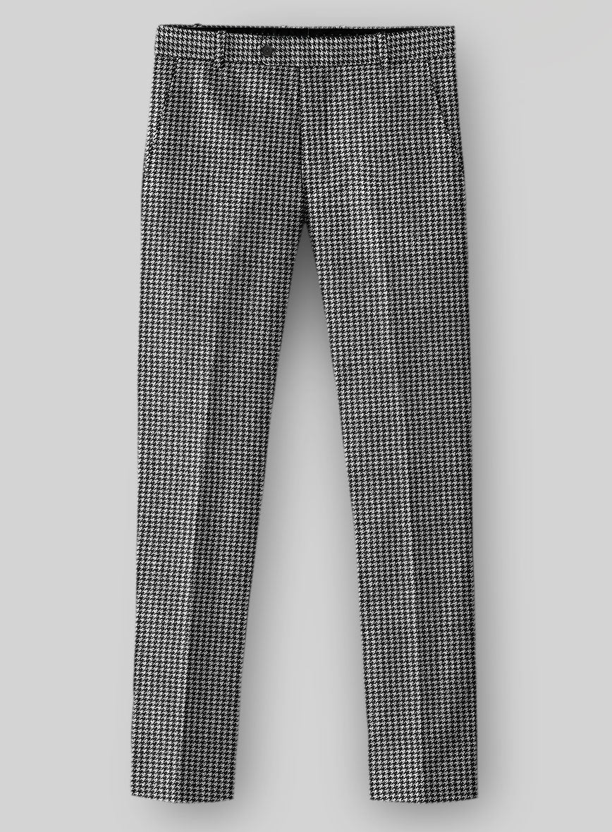 GG2143 Black Tweed Trousers