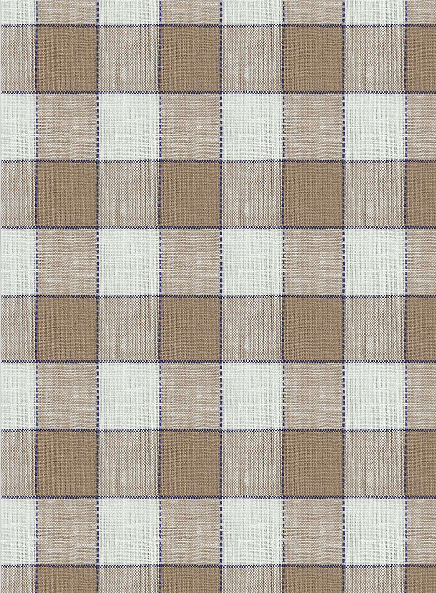 Ilimas Checks Linen Shirt - StudioSuits