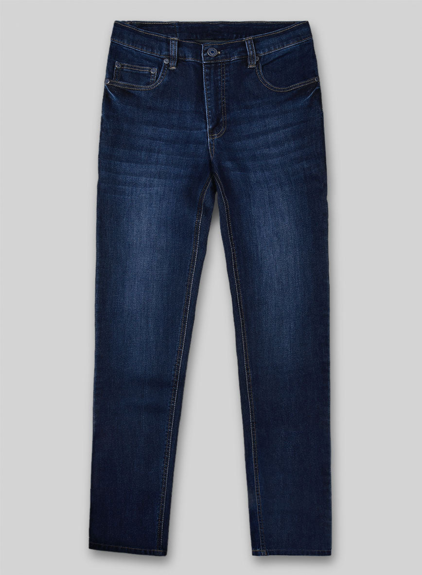 Light Weight Stretch Indigo Traveller Jeans - StudioSuits