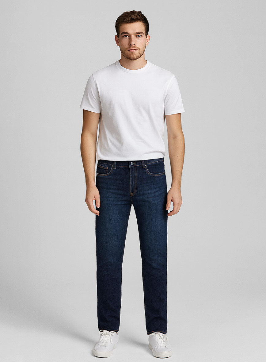 Light Weight Stretch Indigo Traveller Jeans - StudioSuits