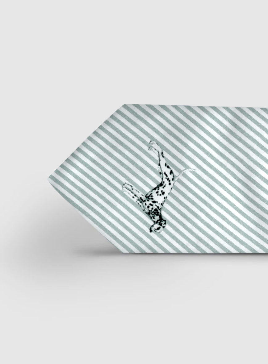 Italian Cotton Tie - Dalmatian - StudioSuits