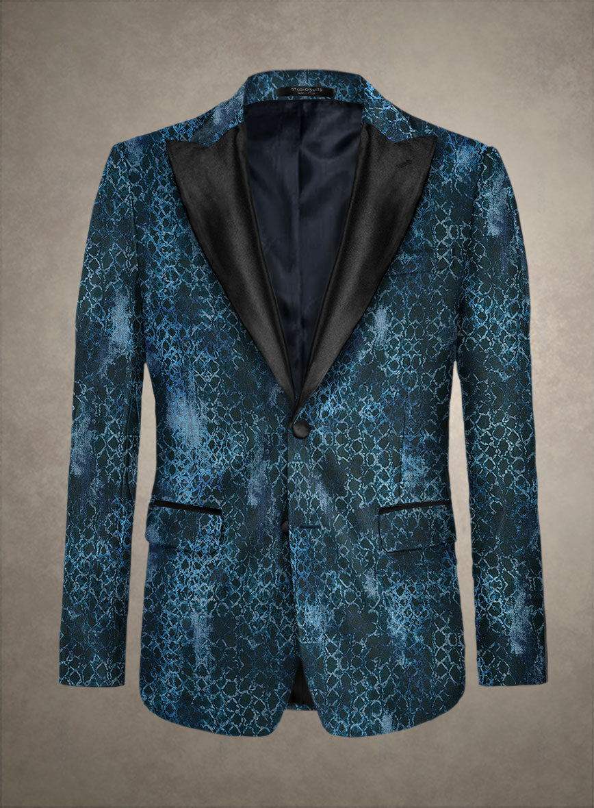 Italian Cotton Stretch Aurora Tuxedo Blazer - StudioSuits