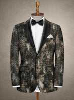 Italian Cotton Stretch Salvador Tuxedo Suit - StudioSuits