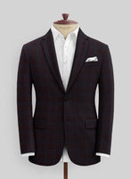Italian Ernesto Check Tweed Jacket - StudioSuits