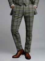 Italian Fabrizio Check Tweed Suit - StudioSuits