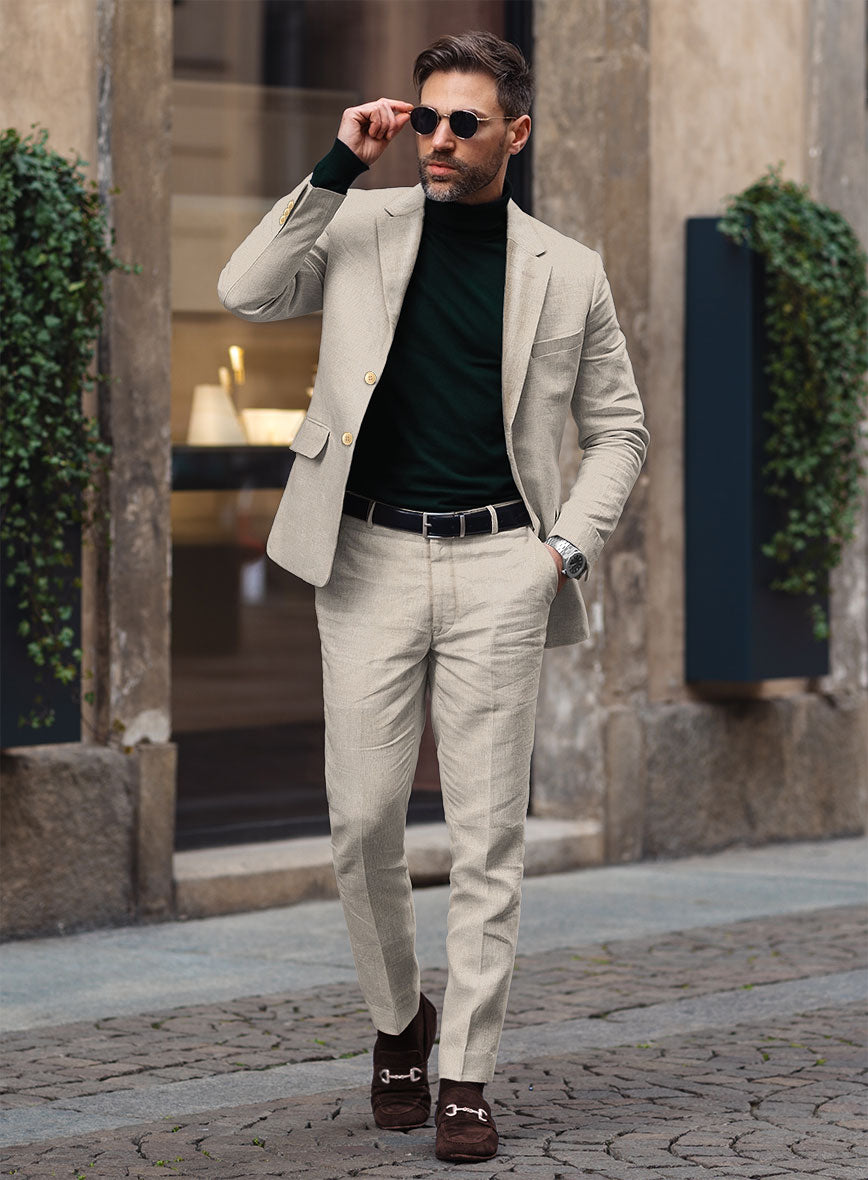 Italian Linen Demetrio Suit - StudioSuits