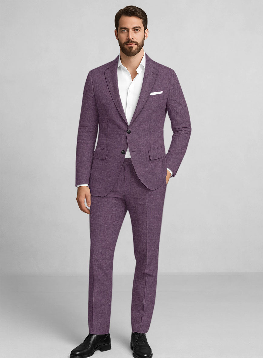 Italian Linen Lilac Mist Suit - StudioSuits