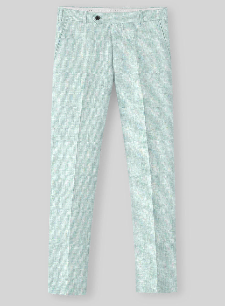 Italian Linen Mint Green Pants Italian Linen Mint Green Pants