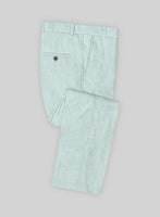 Italian Linen Mint Green Pants - StudioSuits