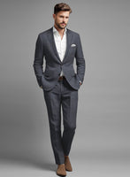 Italian Linen Zod Blue Suit - StudioSuits