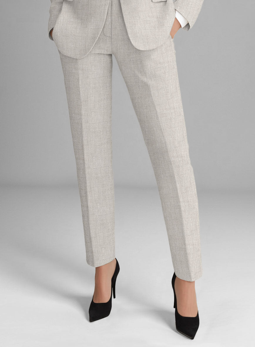 Women's Italian Meadow Linen Pants - StudioSuits