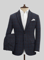 Italian Narciso Check Tweed Suit - StudioSuits