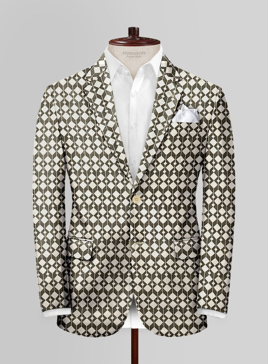Gabriella Classic Jacket - Stone Blue Skyline main image 1